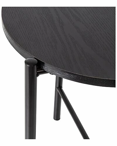 Honey-Can-Do Round Side Table With T-Pattern Base Home 8 Honey-Can-Do Round Side Table With T-Pattern Base Home - Image 6