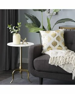 Peyton Lane Contemporary Round Marble Accent Table Home -Shop Style Sales 3050515034 RLLD 4