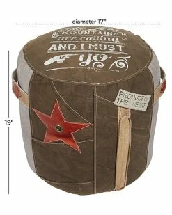 Peyton Lane Canvas Pouf Home 8 Peyton Lane Canvas Pouf Home -Shop Style Sales 3050515036 RLLD 3