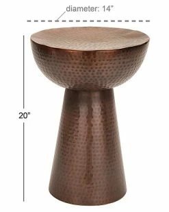 Peyton Lane Vintage Round Accent Table Home -Shop Style Sales 3050515043 RLLD 3