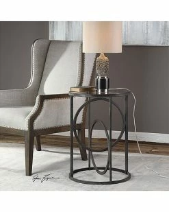 Alternative view of Uttermost Lucien Iron Accent Table Home