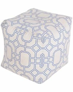 Surya Cotton Pouf Home