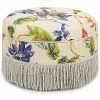 Jennifer Taylor Home Yolanda Upholstered Round Accent Ottoman