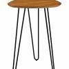 Hewson 18in High Hairpin Leg End Side Table Home