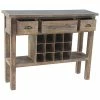 Peyton Lane Wood Wine Console Home