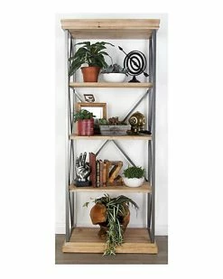 Peyton Lane Wood Metal Shelf Home -Shop Style Sales 3050524267 RLLD 2