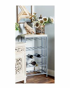 Peyton Lane Rustic Reflections Metal & Wood Wine Storage Home -Shop Style Sales 3050524304 RLLD 2