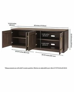 Abraham + Ivy Tillman Rectangular Stand For TVs Up To 80in Home -Shop Style Sales 3050529952 RLLD 3