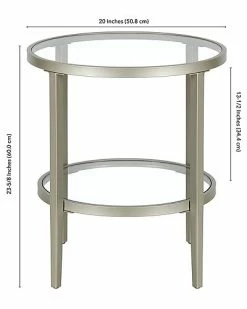 Abraham + Ivy Hera Round Side Table Home -Shop Style Sales 3050529956 RLLD 3