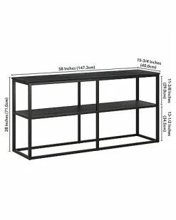 Abraham + Ivy Brasier Rectangular Stand For TVs Up To 65in Home 7 Abraham + Ivy Brasier Rectangular Stand For TVs Up To 65in Home -Shop Style Sales 3050529980 RLLD 3