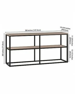 Abraham + Ivy Brasier Rectangular Stand For TVs Up To 65in Home -Shop Style Sales 3050529981 RLLD 3