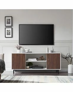 Alternative view of Abraham + Ivy Julian Rectangular Stand For TVs Up To 65in Home