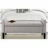 Chic Home Lance Linen Light Grey Storage Bench -Shop Style Sales 3050531892 RLLD 1