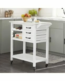 Peyton Lane Wood Accent Kitchen Island Cart And Wine Storage Home -Shop Style Sales 3050533434 RLLD 2