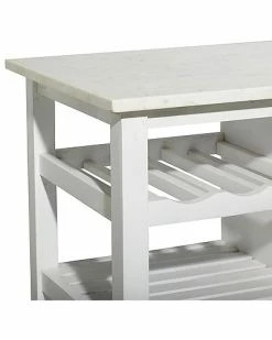 Peyton Lane Wood Accent Kitchen Island Cart And Wine Storage Home -Shop Style Sales 3050533434 RLLD 3