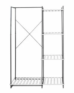 Honey-Can-Do Freestanding Open Metal Closet Wardrobe Home 10 Honey-Can-Do Freestanding Open Metal Closet Wardrobe Home -Shop Style Sales 3050534773 RLLD 3