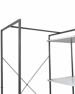 Honey-Can-Do Freestanding Open Metal Closet Wardrobe Home 12 Honey-Can-Do Freestanding Open Metal Closet Wardrobe Home -Shop Style Sales 3050534773 RLLD 5