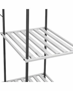 Honey-Can-Do Freestanding Open Metal Closet Wardrobe Home 13 Honey-Can-Do Freestanding Open Metal Closet Wardrobe Home -Shop Style Sales 3050534773 RLLD 6