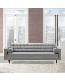 Armen Living Somerset Velvet Mid Century Modern Sofa Home -Shop Style Sales 3050537514 RLLD 2
