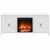 Abraham + Ivy Granger TV Stand With Log Fireplace Insert Home -Shop Style Sales 3050541878 RLLD 1