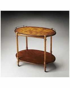 Butler Specialty Company Kathleen Olive Ash Burl Tea Server Home