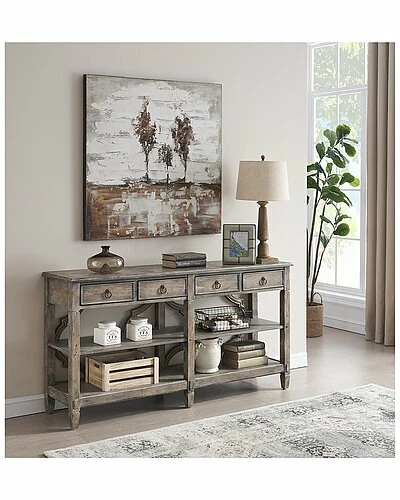 Coast To Coast Imports 4-Drawer Console Home 4 Coast To Coast Imports 4-Drawer Console Home - Image 2