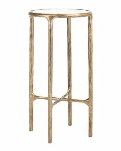 Safavieh Couture Jessa Forged Metal Tall Round End Table Home
