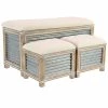 Peyton Lane Set Of 3 Storage Bench Home