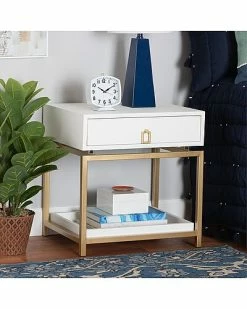 Baxton Studio Melosa Modern 1-Drawer End Table Home 7 Baxton Studio Melosa Modern 1-Drawer End Table Home -Shop Style Sales 3050554183 RLLD 2