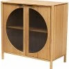 Baxton Studio Naresh Mid-Century Modern 2-Door Storage Cabinet Home -Shop Style Sales 3050554186 RLLD 1