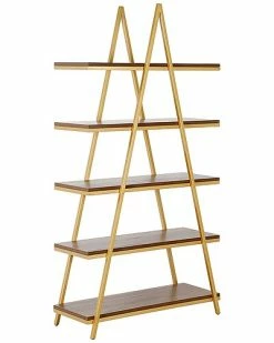 Abraham + Ivy Conry 68in Tall A-Frame Bookcase Home