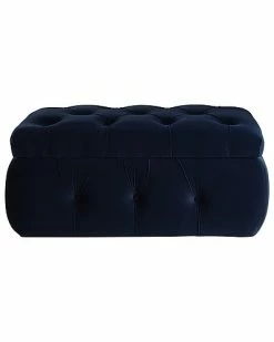 Shabby Chic Ishan Storage Ottoman Home