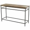 Peyton Lane Brown Rustic Metal Console Table Home -Shop Style Sales 3050558899 RLLD 1
