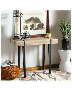 Safavieh Alyssa Rustic Midcentury Wood Top Console Table Home -Shop Style Sales 3050563639 RLLD 2