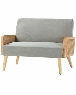 Home Design Arm Loveseat