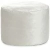 Gouchee Home Eclipse Silver Velvet Pouf -Shop Style Sales 3050569582 RLLD 1