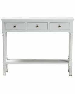 Baxton Studio Calvin 3-Drawer Entryway Console Table Home