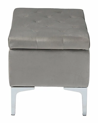 Baxton Studio Mabel Storage Ottoman Home 5 Baxton Studio Mabel Storage Ottoman Home - Image 3