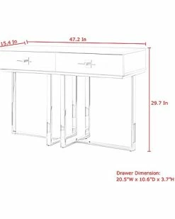 Nicole Miller Ana Console Table Home 12 Nicole Miller Ana Console Table Home -Shop Style Sales 3050589287 RLLD 4