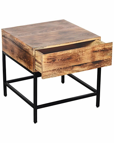 Worldwide Home Furnishings !nspire Solid Wood Accent Table With Drawer 4 Worldwide Home Furnishings !nspire Solid Wood Accent Table With Drawer - Image 2