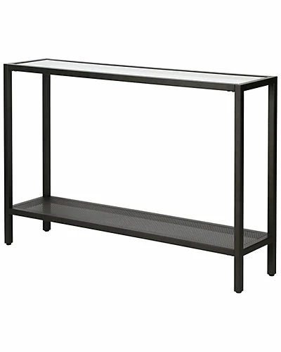 Abraham + Ivy Rigan 2-Shelf Console Table In Blackened Bronze Home 3 Abraham + Ivy Rigan 2-Shelf Console Table In Blackened Bronze Home