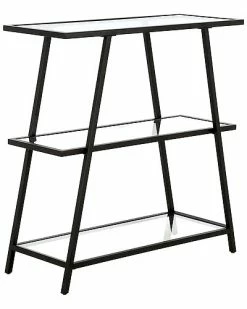 Abraham + Ivy Yair 36In Tall Blackened Bronze Bookcase Home