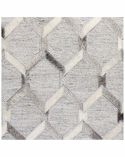 Pasargad Home Galaxy Cowhide Pouf Ottoman 6 Pasargad Home Galaxy Cowhide Pouf Ottoman - Image 4