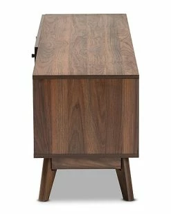 Design Studios Hartman Mid-Century Modern Walnut Brown Finished Wood Tv Stand Home 11 Design Studios Hartman Mid-Century Modern Walnut Brown Finished Wood Tv Stand Home -Shop Style Sales 3050619803 RLLD 3