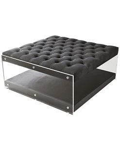 Inspired Home Morelli Oversized Ottoman