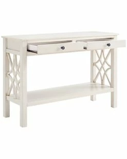 Linon Furniture Whitley Antique White Console Table Home -Shop Style Sales 3050634887 RLLD 2