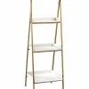 Artistic Home & Lighting Kline White And Gold Accent Shelf