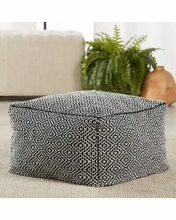 Jaipur Living Oranca Indoor/ Outdoor Cuboid Pouf Home -Shop Style Sales 3050641407 RLLD 2