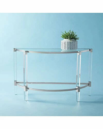 Safavieh Couture Anabelle Acrylic Console Table Home 4 Safavieh Couture Anabelle Acrylic Console Table Home - Image 2