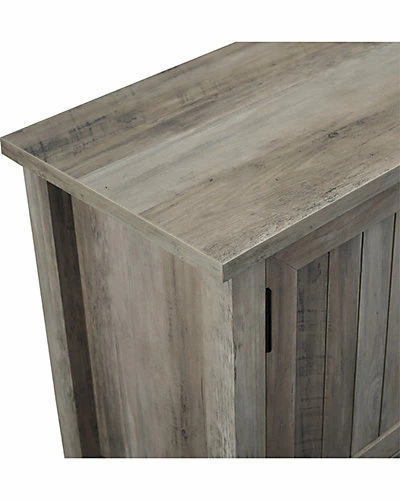 Hewson 58in Farmhouse Wood Grooved Door Media Console Home 7 Hewson 58in Farmhouse Wood Grooved Door Media Console Home - Image 5